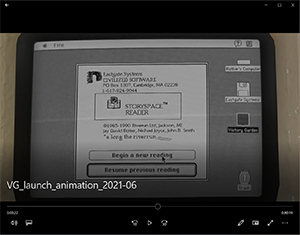 Screenshot from 3D animation of <em>Victory Garden</em> application